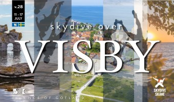 Skydive Over Visby