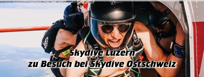 Skydive Luzern zu Besuch bei Skydive Ostschweiz