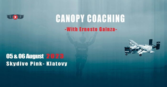 Canopy Coaching - Skydive Pink - Klatovy